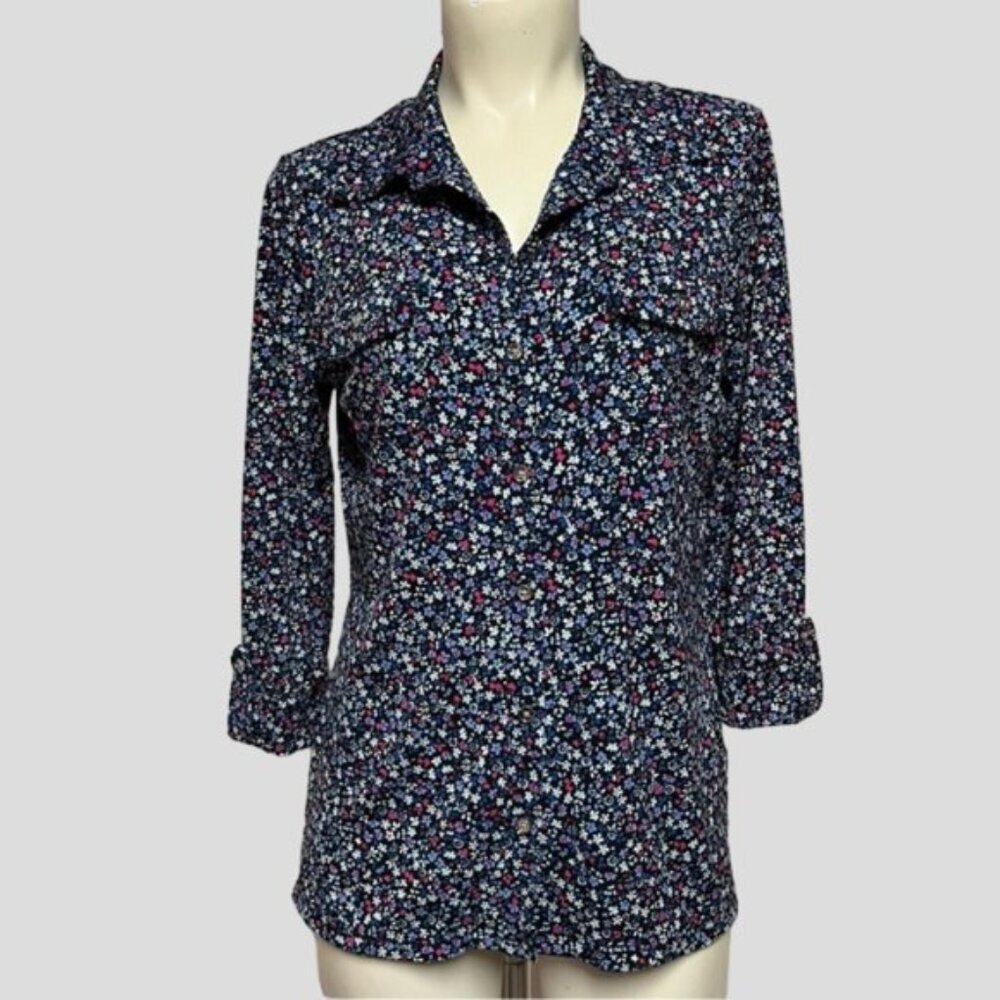 Jones New York Signature Floral Blouse